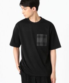 オンブレーチェック柄　Tシャツ