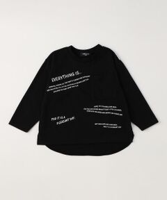 プリント　長袖Tシャツ