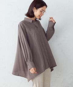 COMME CA ISM / コムサイズム シャツ・ブラウス | イレギュラーヘム　シャツ