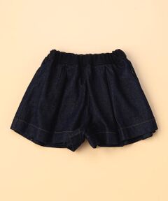 デニム×裏毛　キュロットスカート(80・90cm)