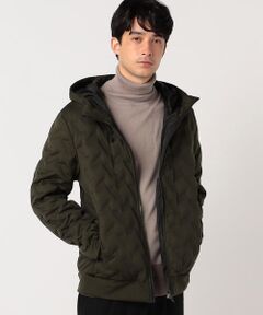 COMME CA ISM / コムサイズム ダウンジャケット・ベスト | ジャージー　フード付き　ダウンブルゾン