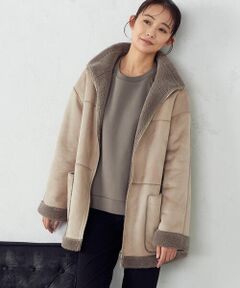 COMME CA ISM / コムサイズム その他アウター | フェイクスエードムートン