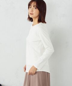 クルーネック　長袖Ｔシャツ