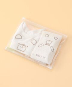 COMME CA ISM / コムサイズム スタイ・ビブ | スタイ・タオルハンカチ入りギフトセット