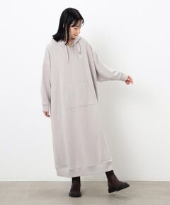 COMME CA ISM / コムサイズム ロング・マキシ丈ワンピース | ビッグパーカ　ワンピース