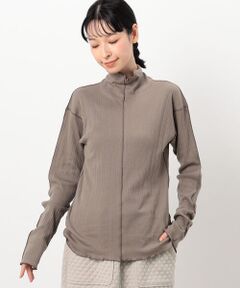 COMME CA ISM / コムサイズム カットソー | ランダムリブ　ハイネック　カットソー