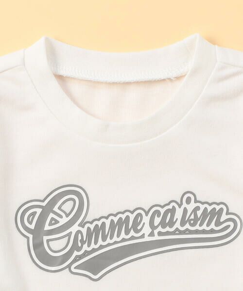 COMME CA ISM / コムサイズム Tシャツ | ギンガムチェック使い　長袖Tシャツ(80・90cm) | 詳細2