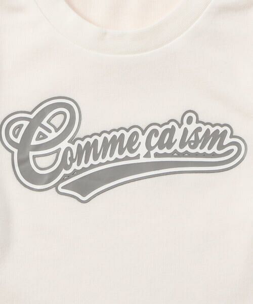 COMME CA ISM / コムサイズム Tシャツ | ギンガムチェック使い　長袖Tシャツ(80・90cm) | 詳細4