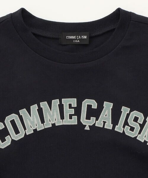 COMME CA ISM / コムサイズム Tシャツ | ロゴプリント　長袖Tシャツ | 詳細4