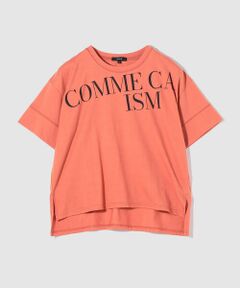 COMME CA ISM / コムサイズム カットソー | 配色ロゴ　プリントＴシャツ