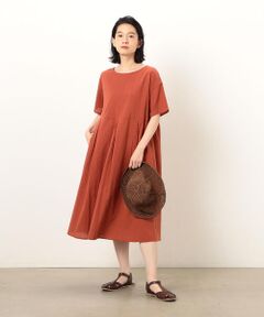 COMME CA ISM / コムサイズム ロング・マキシ丈ワンピース | ２ＷＡＹ　アッパッパ　半袖　ワンピース
