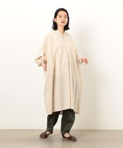 COMME CA ISM / コムサイズム ミニ丈・ひざ丈ワンピース | コットンポプリン　シャツワンピース