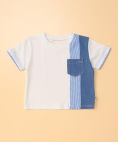 ポケット付き　半袖Ｔシャツ(80・90cm)