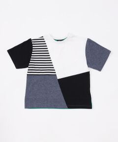 配色切り替え　半袖Tシャツ