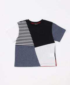 配色切り替え　半袖Tシャツ