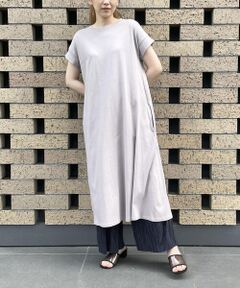 COMME CA ISM / コムサイズム ロング・マキシ丈ワンピース | コットン１００％　Ｔワンピース