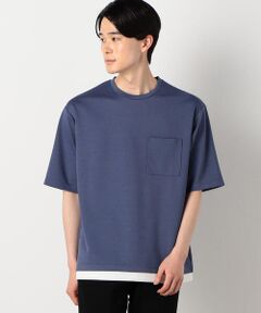 ★ＴＶドラマ着用商品★ ストレッチポンチ フェイクレイヤード Ｔシャツ