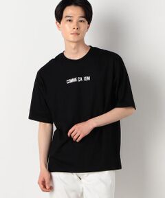 コムサイズム ロゴ プリント クルーネック Ｔシャツ