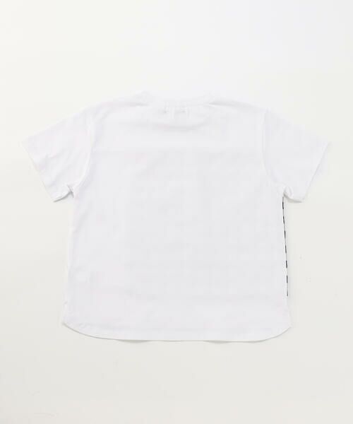 COMME CA ISM / コムサイズム Tシャツ | シアーチェック使い　半袖Tシャツ | 詳細1