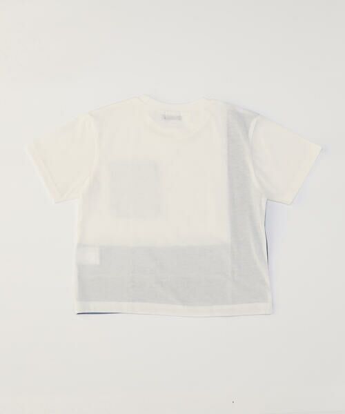 COMME CA ISM / コムサイズム Tシャツ | パッチワーク　配色切り替え半袖Tシャツ | 詳細1