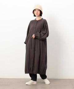 COMME CA ISM / コムサイズム ミニ丈・ひざ丈ワンピース | コットンネル　シャツワンピース