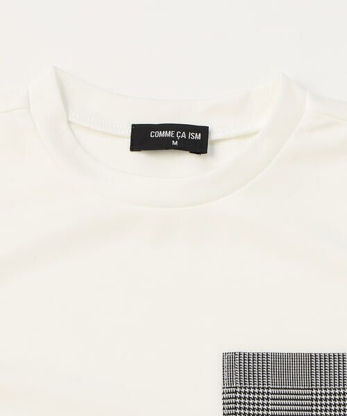 COMME CA ISM / コムサイズム Tシャツ | グレンチェックポケット　半袖Tシャツ | 詳細2