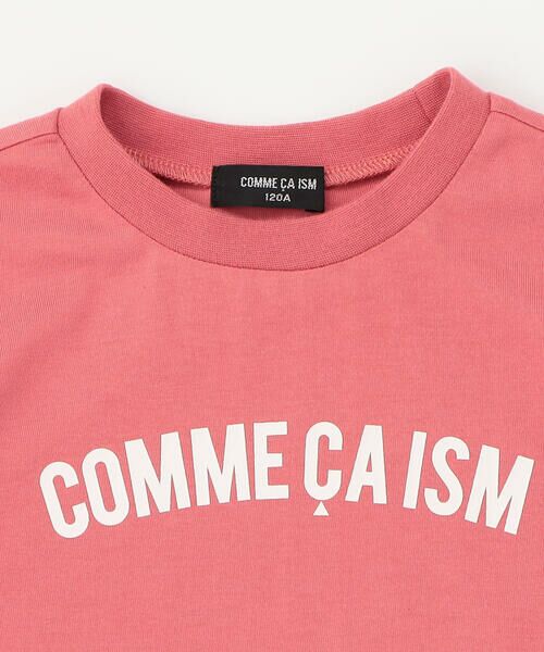 COMME CA ISM / コムサイズム Tシャツ | ロゴプリント　半袖Tシャツ | 詳細4