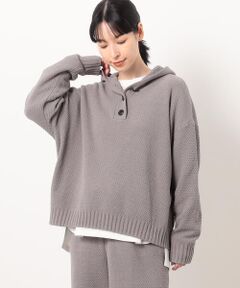 COMME CA ISM / コムサイズム ニット・セーター | 【セットアップ対応】モールフーディ　プルオーバー