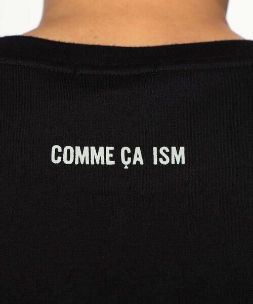 COMME CA ISM / コムサイズム Tシャツ | 吸湿発熱 ロゴプリント クルーネックロングスリーブＴシャツ | 詳細10