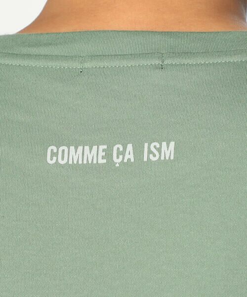 COMME CA ISM / コムサイズム Tシャツ | 吸湿発熱 ロゴプリント クルーネックロングスリーブＴシャツ | 詳細12