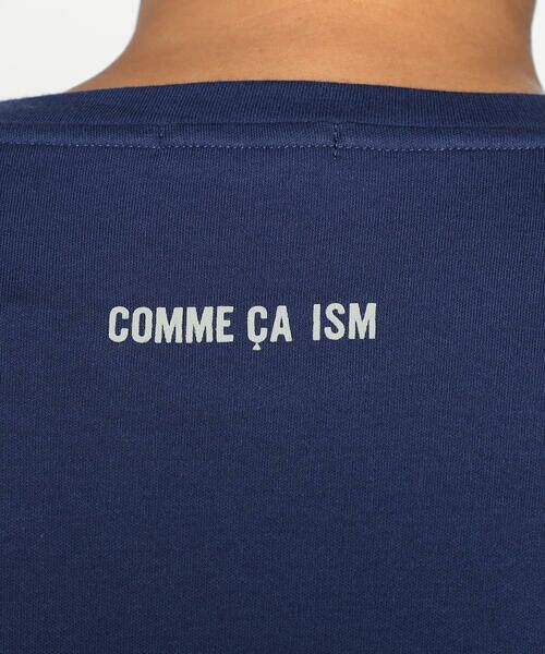 COMME CA ISM / コムサイズム Tシャツ | 吸湿発熱 ロゴプリント クルーネックロングスリーブＴシャツ | 詳細13