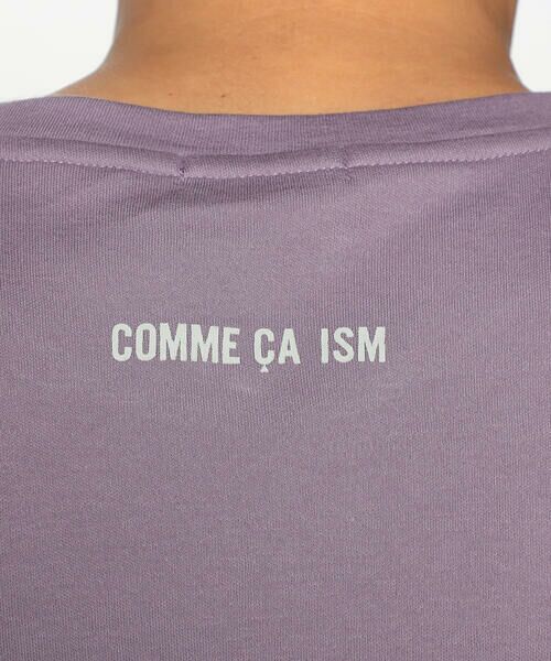 COMME CA ISM / コムサイズム Tシャツ | 吸湿発熱 ロゴプリント クルーネックロングスリーブＴシャツ | 詳細15