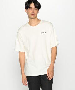 COMME CA ISM / コムサイズム Tシャツ | 吸湿発熱 ロゴプリント クルーネックＴシャツ