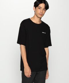COMME CA ISM / コムサイズム Tシャツ | 吸湿発熱 ロゴプリント クルーネックＴシャツ