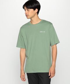 COMME CA ISM / コムサイズム Tシャツ | 吸湿発熱 ロゴプリント クルーネックＴシャツ