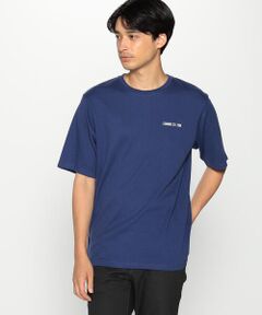 COMME CA ISM / コムサイズム Tシャツ | 吸湿発熱 ロゴプリント クルーネックＴシャツ