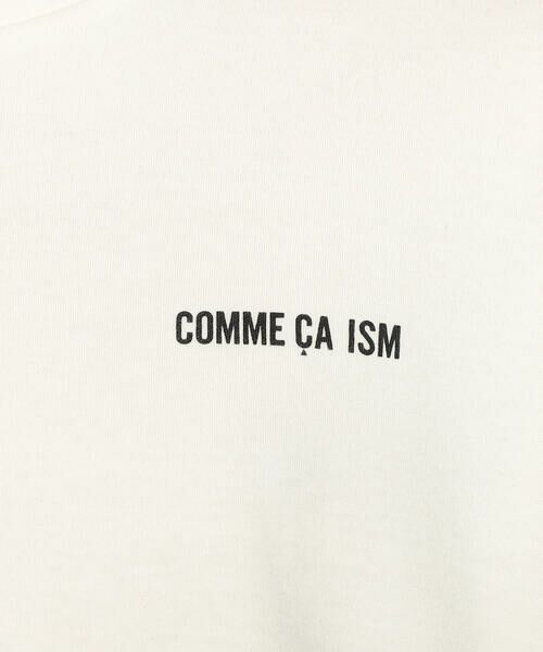 COMME CA ISM / コムサイズム Tシャツ | 吸湿発熱 ロゴプリント クルーネックＴシャツ | 詳細1