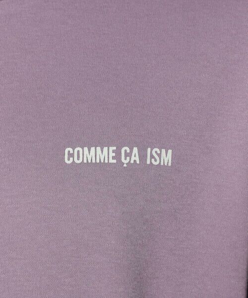 COMME CA ISM / コムサイズム Tシャツ | 吸湿発熱 ロゴプリント クルーネックＴシャツ | 詳細12