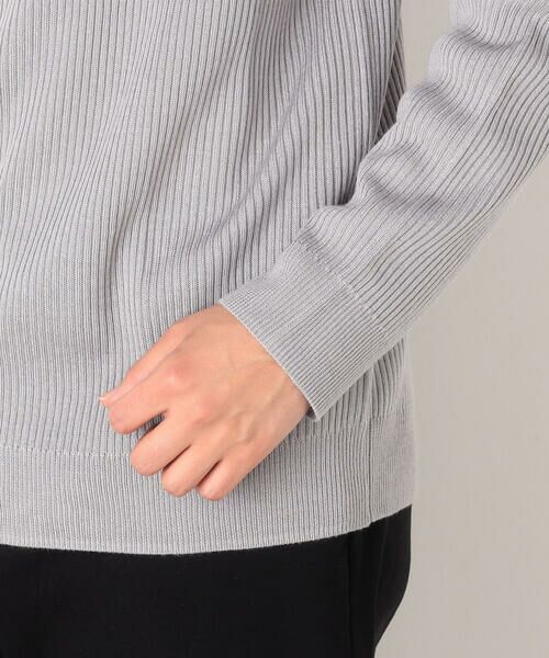 COMME CA ISM / コムサイズム ニット・セーター | ウォッシャブル リブ タートルネック プルオーバー | 詳細7