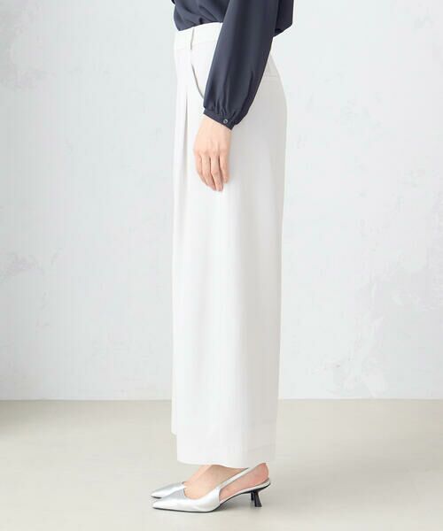 COMME CA ISM / コムサイズム セットアップ | 【セットアップ対応】ポリエステルツイル ワイドパンツ | 詳細5