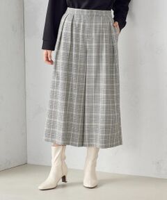 COMME CA ISM / コムサイズム ショート・ハーフ・半端丈パンツ | 先染チェック　ガウチョパンツ