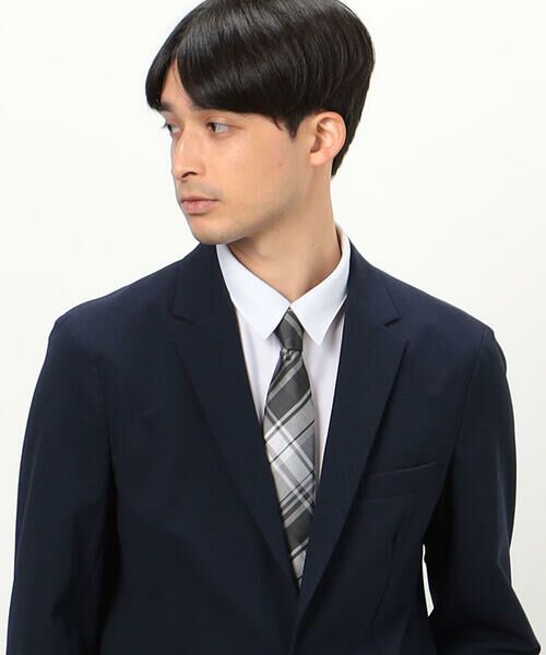 COMME CA ISM / コムサイズム ネクタイ | 【シルク 100％】ベーシック チェック ネクタイ | 詳細4