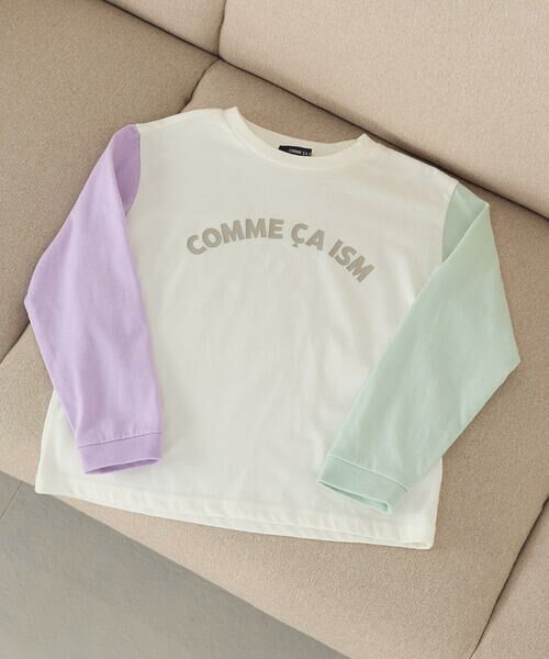 COMME CA ISM / コムサイズム カットソー | ロゴプリントＴシャツ | 詳細2