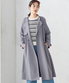 COMME CA ISM / コムサイズム トレンチコート | ポリエステルグログラン　ロングコート