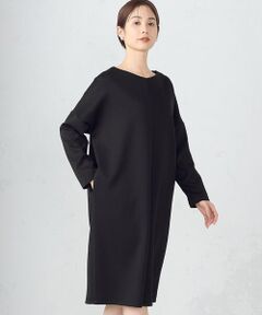 COMME CA ISM / コムサイズム ロング・マキシ丈ワンピース | 前後２ＷＡＹ　ダンボールニット　ワンピース　