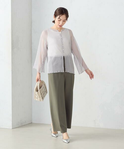COMME CA ISM / コムサイズム シャツ・ブラウス | 【セットアイテム】シアーブラウス+タンクトップ | 詳細12