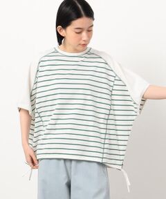 ボーダー　ドルマンスリーブＴシャツ