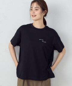 速乾 刺繍 ロゴ Ｔシャツ