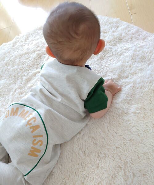 COMME CA ISM / コムサイズム ベビー・キッズグッズ | ロゴ おしりパッチ 半袖ツーウェイオール | 詳細8