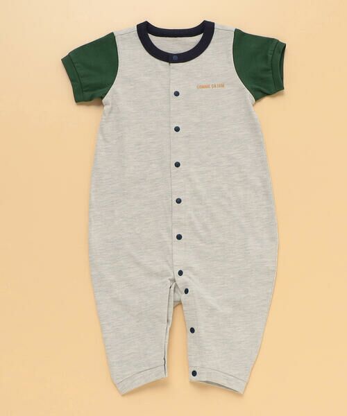 COMME CA ISM / コムサイズム ベビー・キッズグッズ | ロゴ おしりパッチ 半袖ツーウェイオール | 詳細9